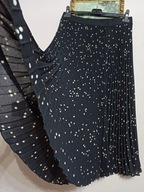 SPÓDNICA plisowana w grochy 38