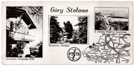 Szczeliniec Góry Stołowe MAPKA 1973r. Wielka wymiary 100 x 220 mm. 840G