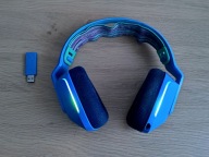 Słuchawki bezprzewodowe nauszne Logitech G733 niebieskie