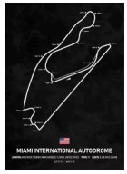 Plakat „Racing Tracks” – Minimalistyczny Plakat Torów Wyścigowych