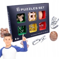 ŁAMIGŁÓWKI DREWNIANE LOGICZNE ŁAMIGŁÓWKI METALOWE ZAGADKI LOGICZNE GRY