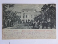 Dziwnów k / Szczecin dom uzdrowiskowy hotel drezyna bagażowa 1899