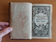 1666 - Tasso - Aminta - I wyd. fr. przekładu Torche'a - 6 rycin - szkic
