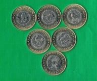 Kazachstan - zestaw 5 x 100 tenge - Fauna Kazachstanu - 2025r