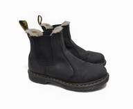 Botki Sztyblety Ocieplane Skóra Czarne Dr. Martens 2976 Leonore |R. 40