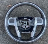 KIEROWNICA LANCIA THEMA II CHRYSLER 300C 11-14 CZARNA SKÓRA ŁOPATKI