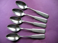 GERLACH wz. PRZEDWOJENNY ŁYŻECZKI do HERBATY "WIOSEŁKA" 2 szt DWIE SZTUKI