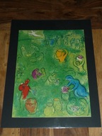 MARC CHAGALL - DAPHNIS AND CHLOE - "Zbiór winogron" - 1977 rok