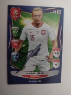 Karta panini autograf Polska Kamil Glik PZPN