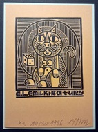 *KP* Batura Juliusz Szczęsny - [Ex libris] E.L. Emilki Batury, X3, 1996