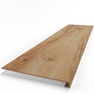 Gruba stopnica drewnopodobna 100x30, płytki na schody z kapinosem ZŁOTY DĄB