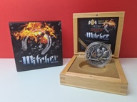 Moneta 5$ Wiedźmin Chrzest Ognia 2023