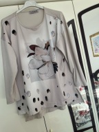 Bluzka PLUS SIZE XXXL 46 beżowa