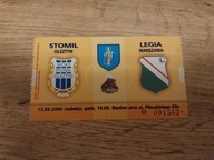 Stomil Olsztyn - Legia Warszawa , 2000 rok