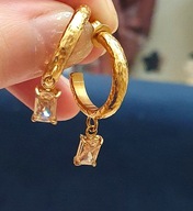 KOLCZYKI MOCNE STAL KOŁA KÓŁKA koła kółeczka HAFTEM BASIC RETRO ŚWIĘTA