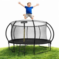 TRAMPOLINA DLA DZIECI OGRODOWA DUŻA DOROSŁYCH 430CM 14FT 150KG BEZPIECZNA