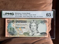 BAHAMY 1/2 Dolara 2001