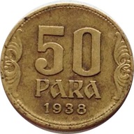 Królestwo Jugosławii 50 Para 1938 Piotr II