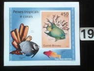Ryby , Guine-Bissau , MNH cięty
