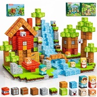 Klocki Magnetyczne Crifeton 110 el.Montessori Kreatywne Zabawki Edukacyjne