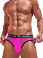 Bielizna męska slipy jockstrap z siatki M