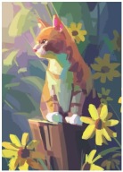 Plakat „Cute Animal World” – Urocze Plakaty do Pokoju Dziecka