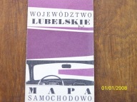 WOJEWÓDZTWO LUBELSKIE MAPA SAMOCHODOWA KRAJOZNAWCZA Praca zbiorowa