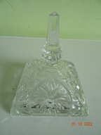 cukiernica pokrywka kryształ kwadrat szpic