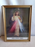 Obraz Jezusa z czasów PRL - Jezu ufam Tobie