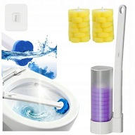 Jednorazowa Szczotka do WC Toalety Toaletowa Antybakteryjna + 12 Wkładów