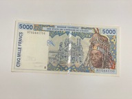 Gwinea-Bissau - 5000 franków - rzadki