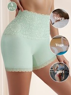 MAJTKI MAJTECZKI W KOTY SZORTY DAMSKIE bikini wysoki stan modelujące jogi