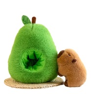 MASKOTKA PLUSZOWA PRZYTULANKA KAPIBARA W AWOKADO 2W1 34 CM