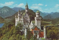 NIEMCY - NEUSCHWANSTEIN - ZAMEK - BAWARIA - UNESCO