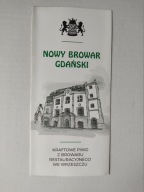karta-album piw browaru NOWY BROWAR GDAŃSKI