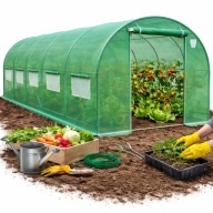 TUNEL FOLIOWY SZKLARNIA 7,5m2 OGRODOWY MOCNA KONSTRUKCJA DO OGRÓDKA 2,5x3x2