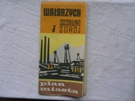 WAŁBRZYCH I SZCZAWNO ZDRÓJ - PLAN MIASTA 1987r. wyd. 6