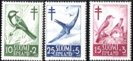 Finlandia Mi. 413-415 czyste ** - ptaki