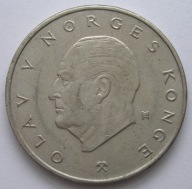 Norwegia 5 koron 1977 - król Olaf V