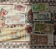 Mix Starych banknotów zagranica