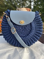 Torebka oreo ręcznie wykonana na szydełku. Na prezent