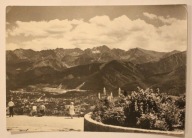 TATRY - GUBAŁÓWKA. Panorama Tatr z Gubałówki, 1967 rok