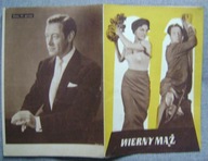 WIERNY MĄŻ -film prod.angielskiej -program kinowy -lata 50-te