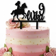 topper na tort dekoracja urodziny personalizacja KONIK !!!