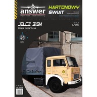 Model kartonowy Jelcz 315M skrzyniowy, Answer, 1:25