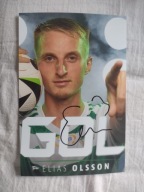 Zdjęcie 10x15 autograf Lechia Gdańsk sezon 2024/25 Gol Elias Olsson