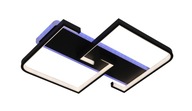 Plafon kwadratowy Amper 45 x 25 cm czarny