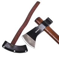 TRWAŁA SIEKIERA TOPOREK SURVIVALOWY SIEKIERKA KUTA STAL + GRATIS POKROWIEC