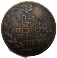Medal – 50 lat Szkół Ogrodniczych Bielsko-Biała, 1928-1978