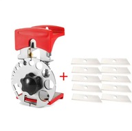 RĘCZNA KOROWARKA DO IZOLACJI KABLI PRZEWODÓW STAL + noże 10szt ZESTAW